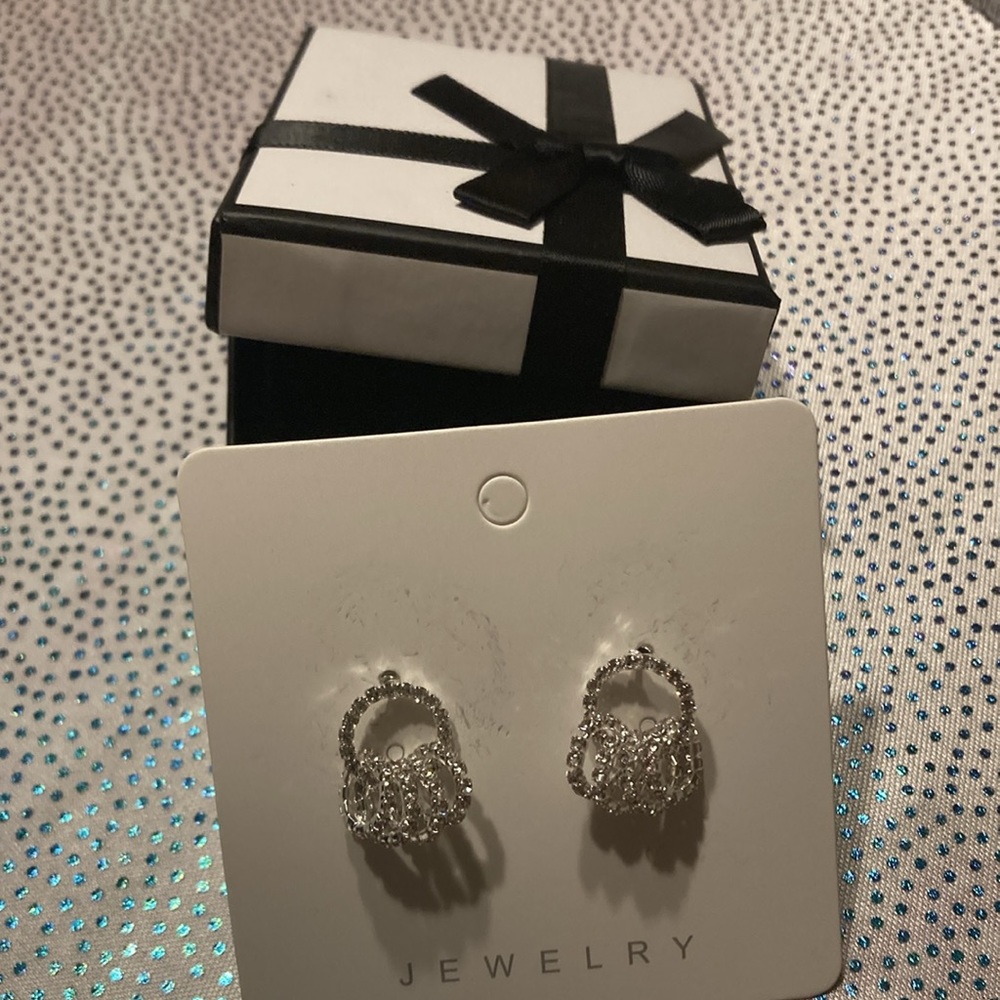Beautiful Rhinestone Decor Earrings - Picture 14 of 14